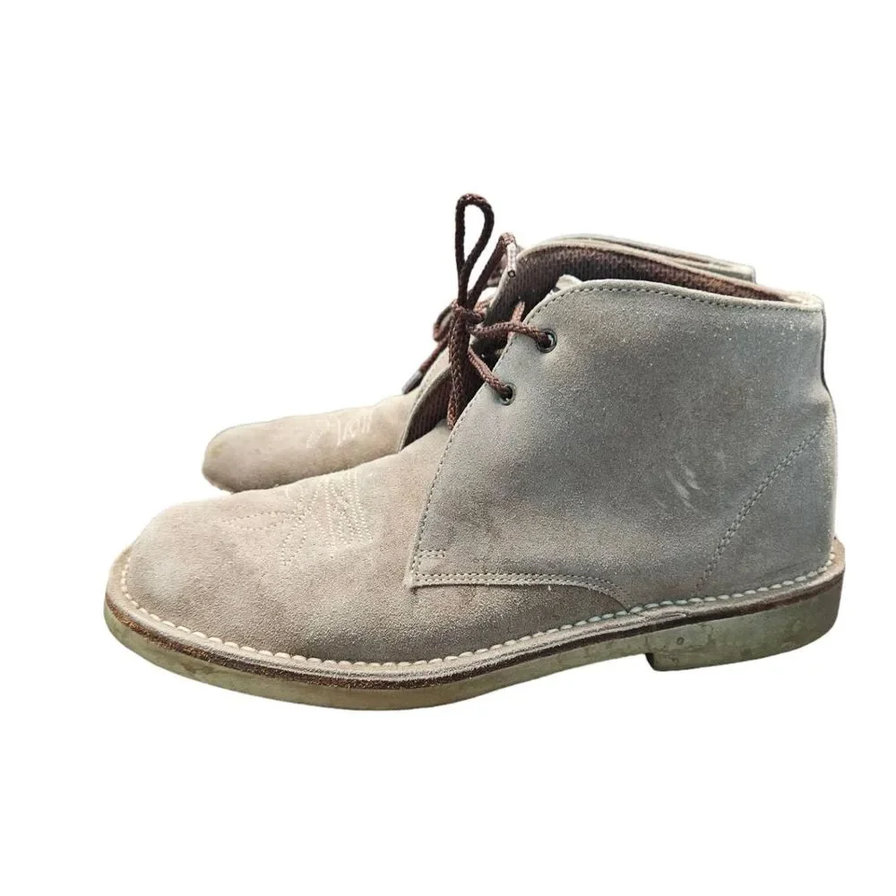Code West Gray Suede Chukka Boots Men's Size 9.5